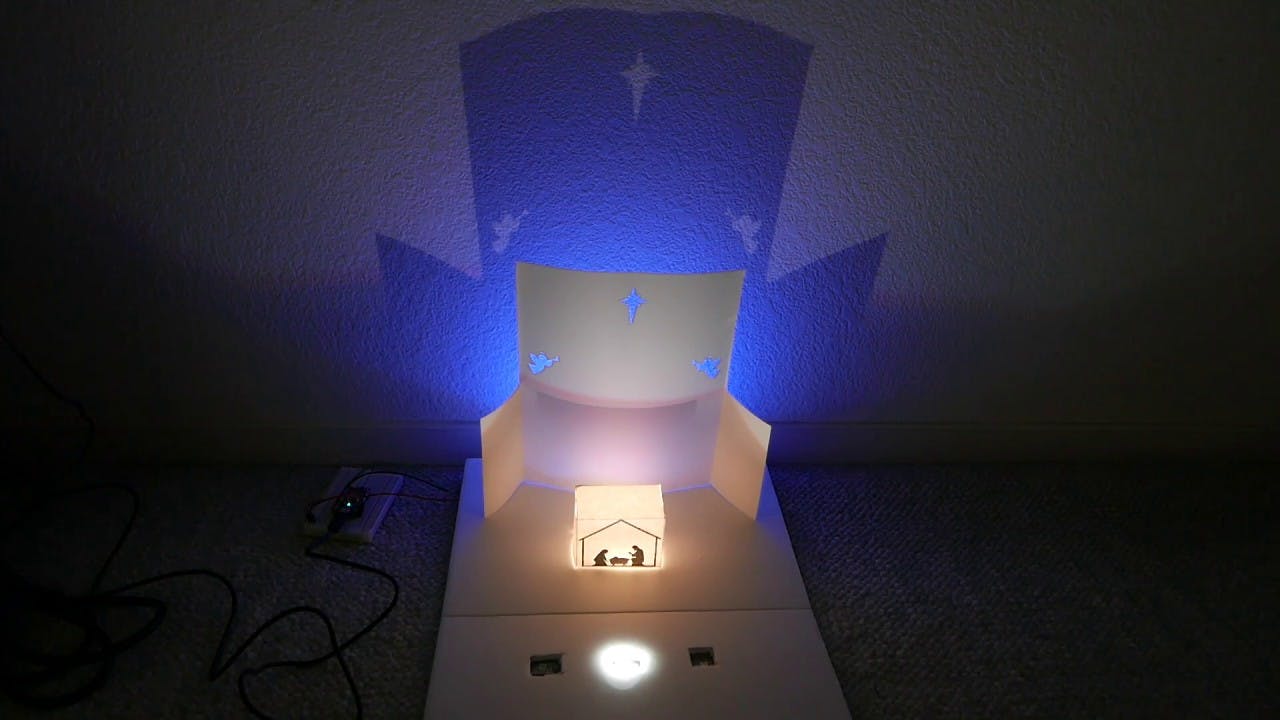 Recreating the Nativity Scene using the Particle Photon and NeoPixels